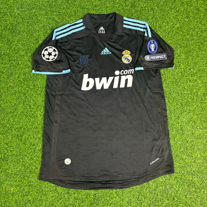 Real Madrid 2009 2010 Cristiano Ronaldo CR7 Debut Number 9 Away Retro Football Jersey Kit