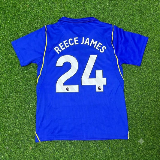 Reece James Chelsea 2027 Home Blue Jersey Maillot Trikot Maglia Soccer Short