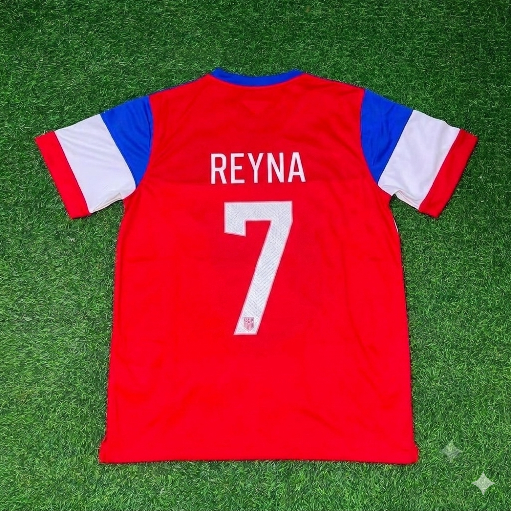 Giovanni Reyna Away Retro Jersey Trikot Soccer Shirt
