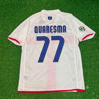 Ricardo Quaresma #77 Inter Away White Red Retro Jersey Trikot Maillot Maglia Soccer Shirt