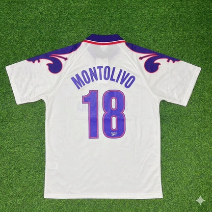 Riccardo Montolivo Fiorentina Retro White Football Jersey