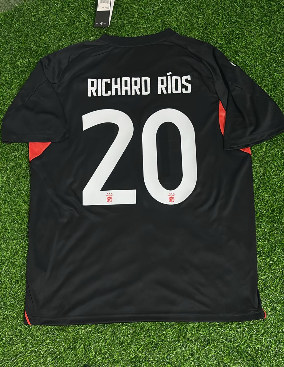 Richard Rios Benfica New Season Away Black Jersey Maillot Trikot