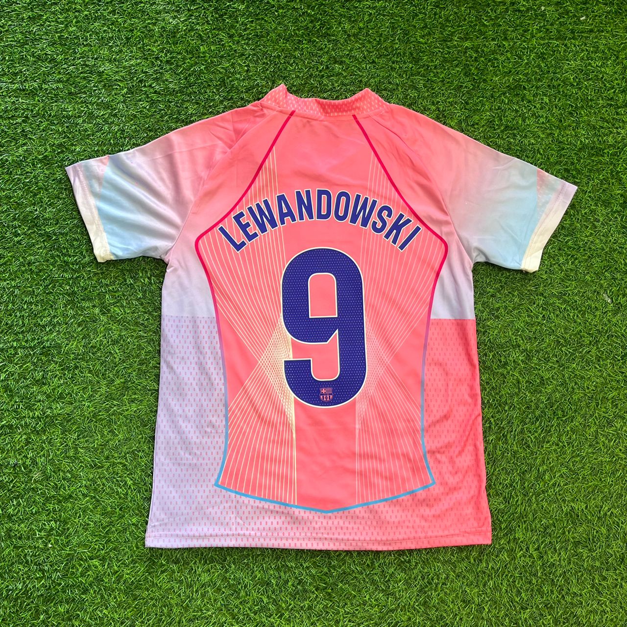 Robert Lewandowski Barcelona Pink New Season 2026 Jersey Trikot Maillot Soccer Shirt
