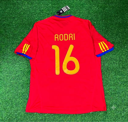 Rodri - Spain Commemorative Retro Kit Jersey – | Trikot | Maillot Soccer Shirt