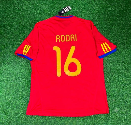 Rodri - Spain Commemorative Retro Kit Jersey – | Trikot | Maillot Soccer Shirt