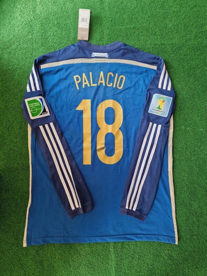 Rodrigo Palacio Argentina 2014 World Cup Retro Football Jersey