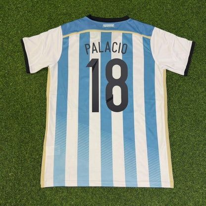 Rodrigo Palacio Argentina 2014 World Cup Home Retro Jersey Trikot Soccer Shirt