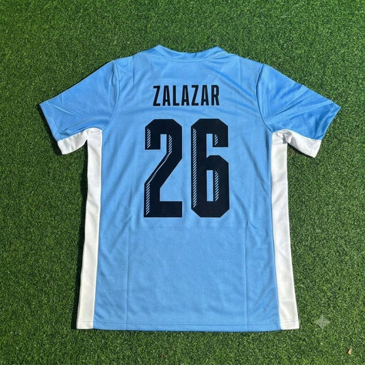 Rodrigo Zalazar #26 Uruguay World Cup Special Edition Blue Football Jersey