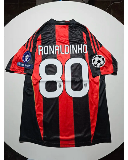 Ronaldinho Gaucho 10 - Milan 2010/2011 Home Retro Jersey Trikot