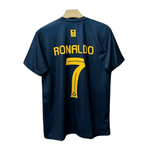 Cristiano Ronaldo Al Nassr 2024 2025 New Season Saudi Black Blue Jersey