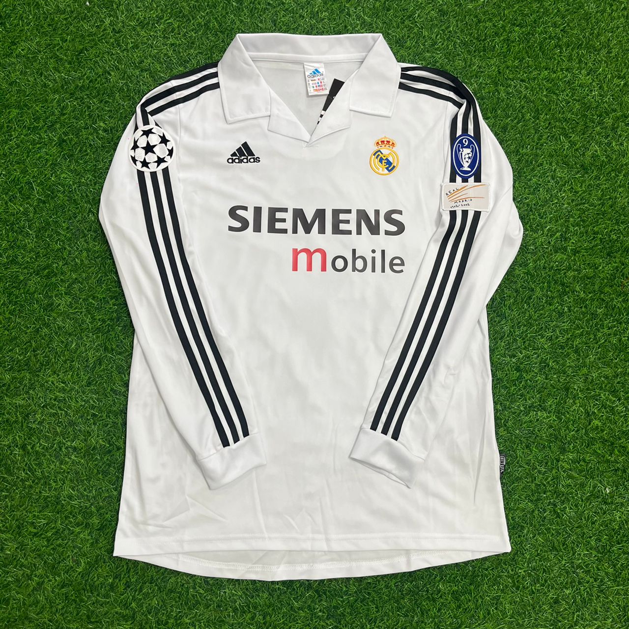 Ronaldo Nazario #R9 Real Madrid 2002 2003 White Home Jersey Shirt Trikot Maillot