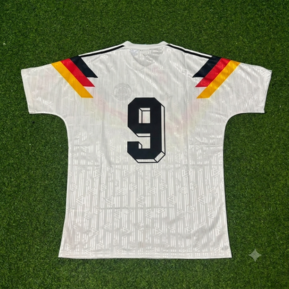 Rudi Völler Germany 1990 World Cup Retro Football Jersey Trikot Maillot