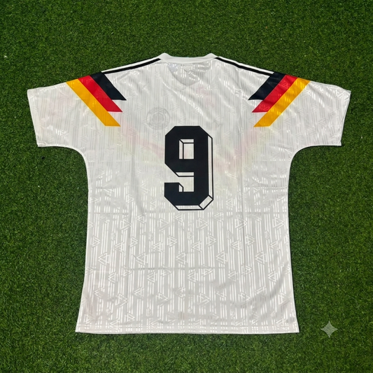 Rudi Völler Germany 1990 World Cup Retro Football Jersey Trikot Maillot