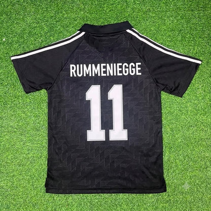 Karl-Heinz Rummenigge Germany Deutschland Schwarzes Retro Fußballtrikot