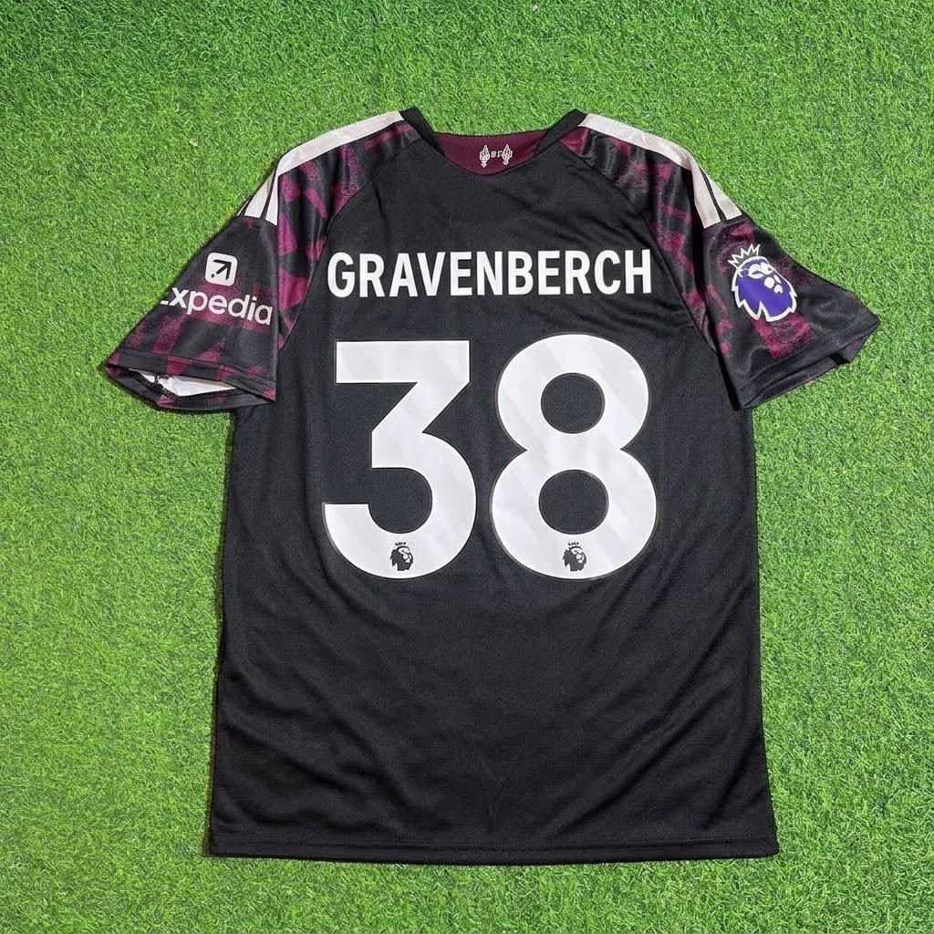 Ryan Gravenberch #38 Liverpool 2026/2027 New Season Third Football Jersey Kit