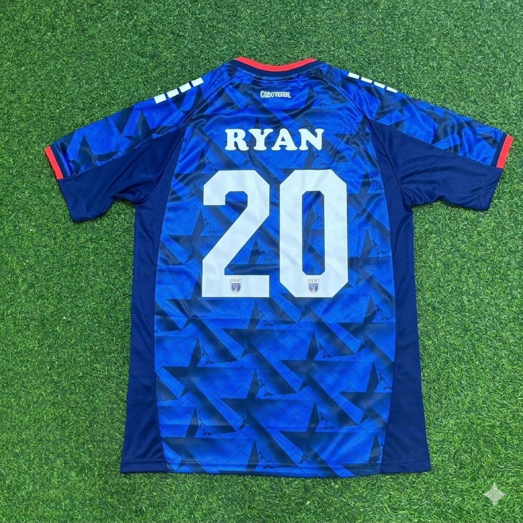 Ryan Mendes Cape Verde World Cup 2026 Home Football Jersey Shirt Trikot Maillot