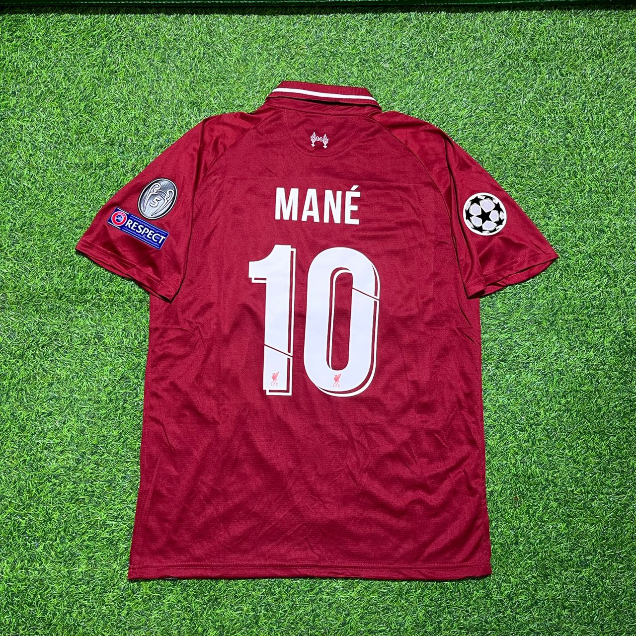 Sadio Mane Liverpool 2019 CL Final Retro Kit Jersey Trikot Maillot Maglia