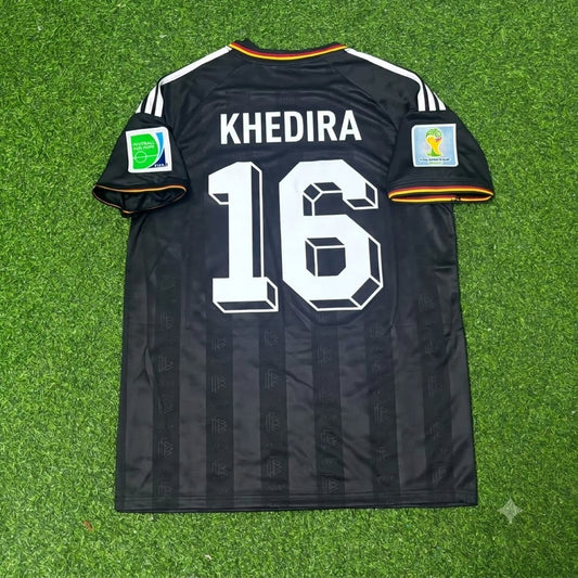 Sami Khedira Germany 2014 World Cup Special Edition Black Retro Football Jersey