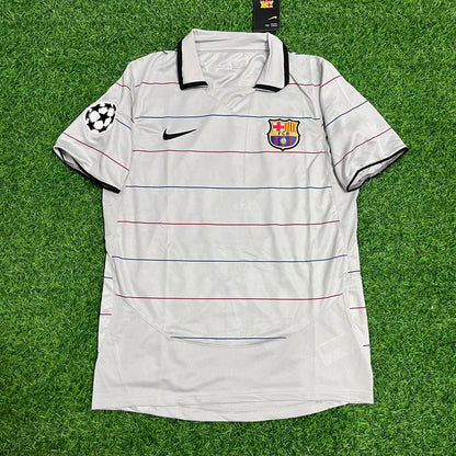 Samuel Eto`o #9 - Barcelona 2004/2005 Blue Garnet Retro Jersey Trikot Soccer Shirt