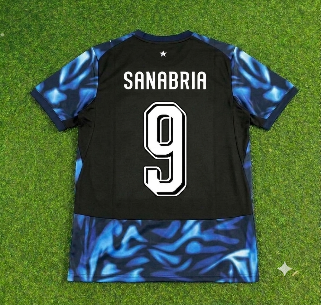 Antonio Sanabria Paraguay World Cup 2026 Black Football Jersey Shirt Trikot Maillot