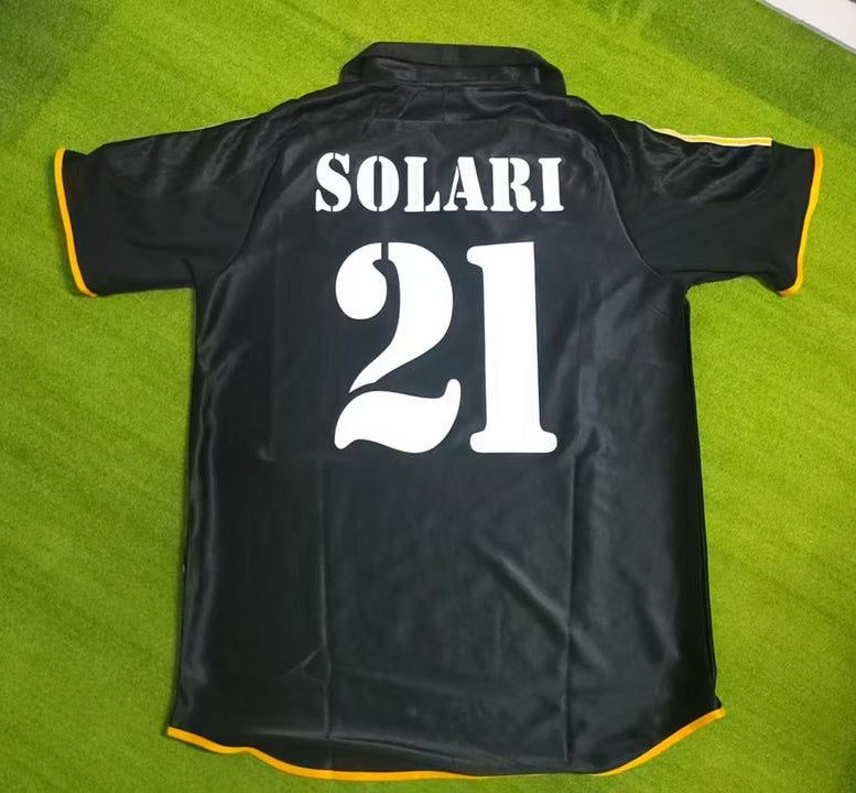 Santiago Solari 1999 2001 Black Retro Jersey Trikot