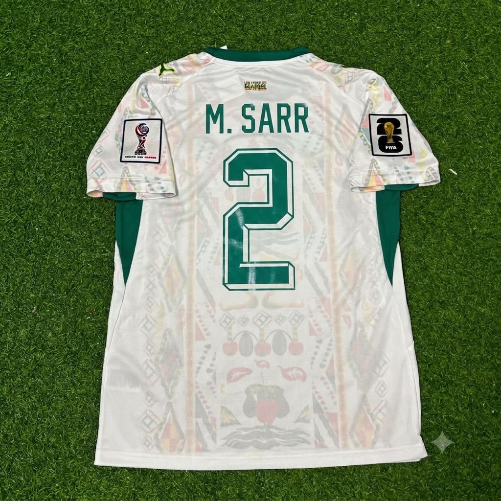 Mamadou Sarr Senegal World Cup 2026 Home Jersey Trikot Maillot