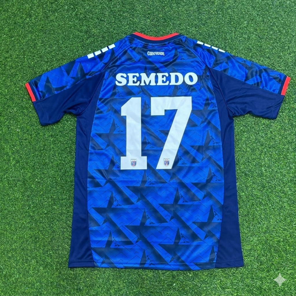 Willy Semedo Cape Verde World Cup 2026 Home Football Jersey Shirt Trikot Maillot