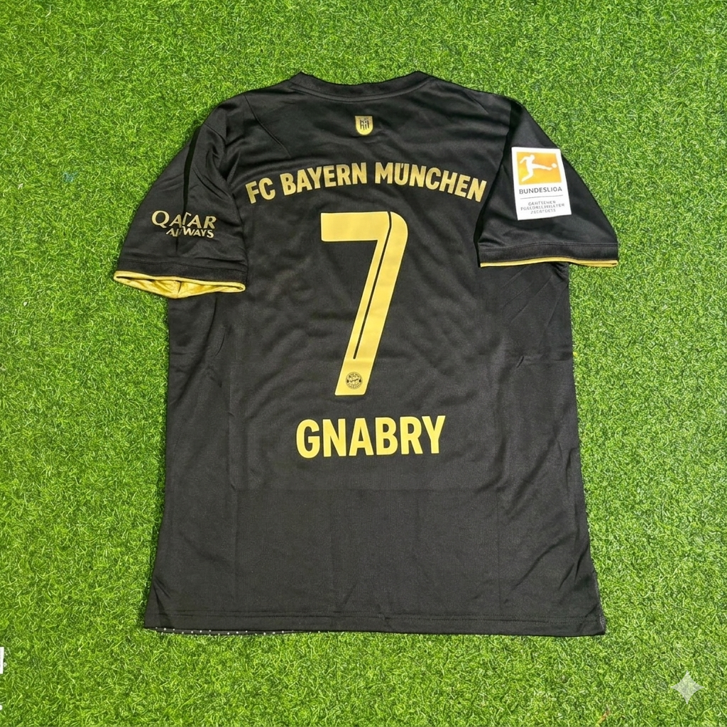 Serge Gnabry Bayern Munich 2021-2022 Away Football Jersey