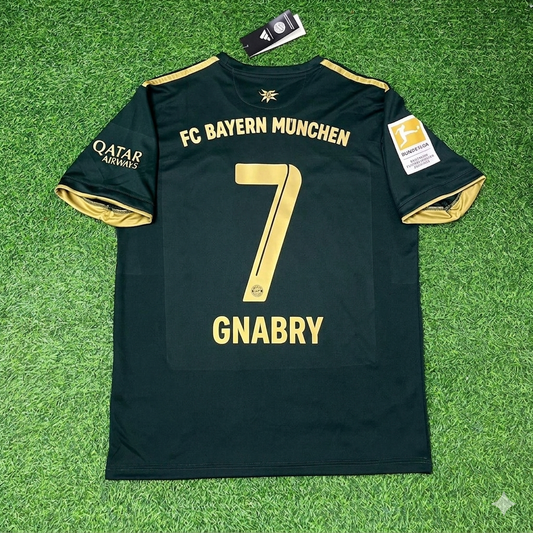 Serge Gnabry Bayern Munich 2021-2022 Oktoberfest Green Special Edition Football Jersey
