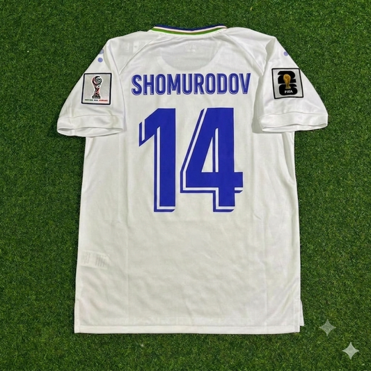 Eldor Shomurodov Uzbekistan 2026 World Cup Football Jersey