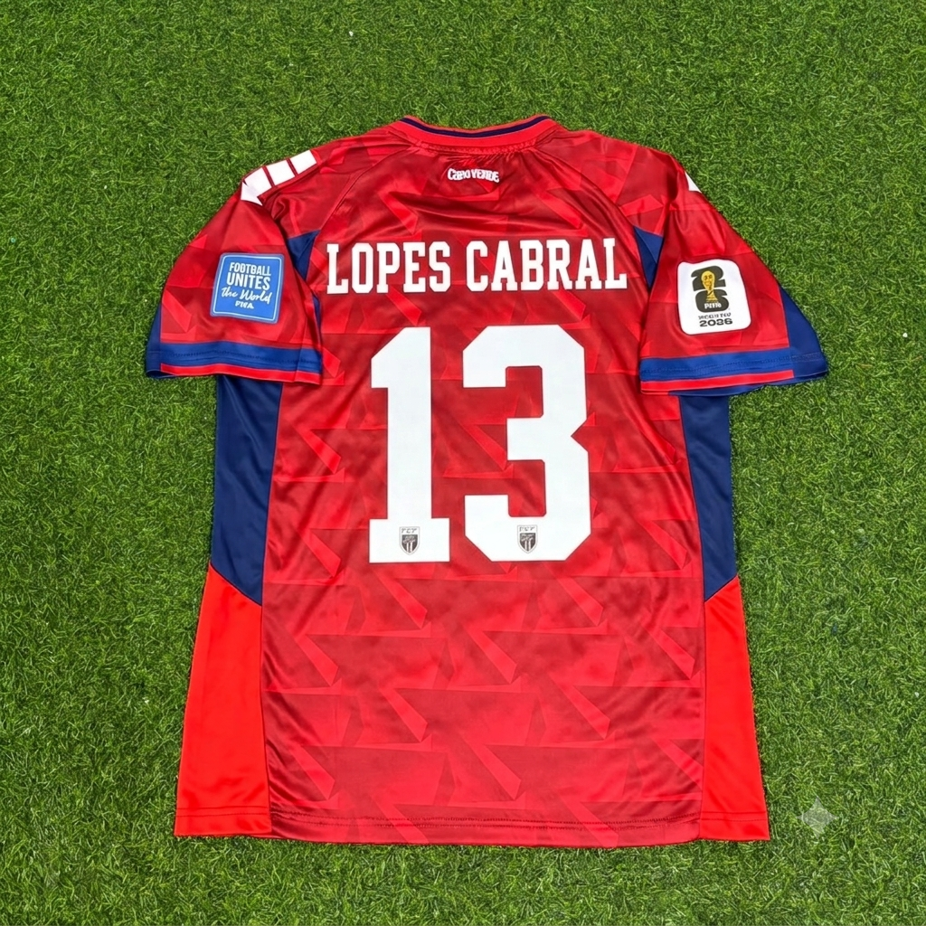 Sidny Lopes Cabral Cape Verde 2026 World Cup Football Jersey Shirt Trikot Maillot