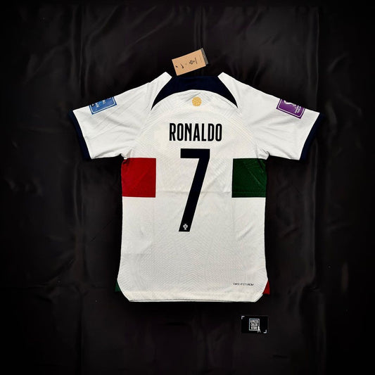 Cristiano Ronaldo Portugal 2022 World Cup Qatar Retro Jersey Trikoy