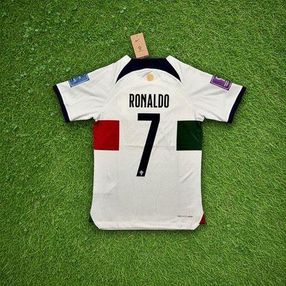 Cristiano Ronaldo Portugal 2022 World Cup Qatar Retro Jersey Trikoy