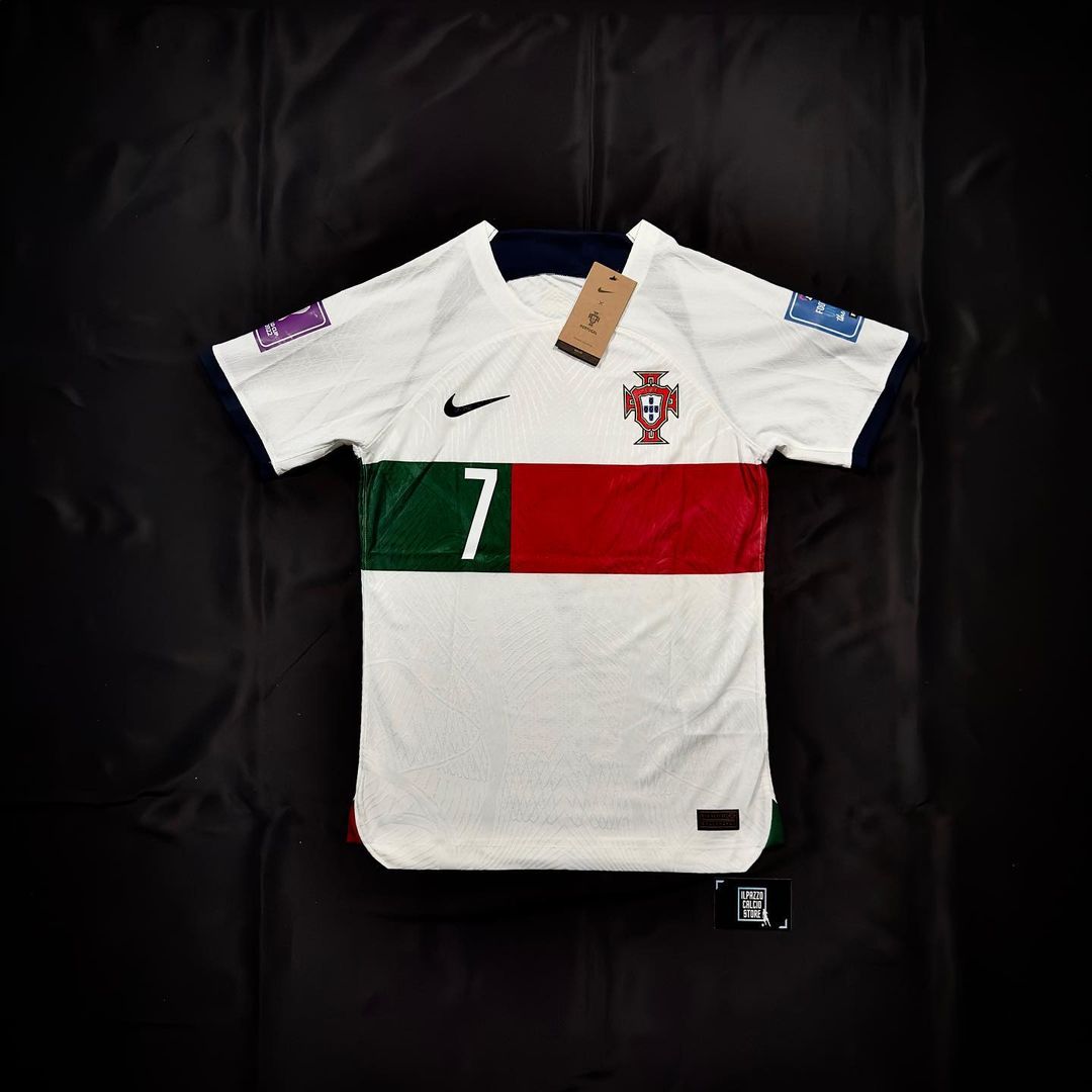 Cristiano Ronaldo Portugal 2022 World Cup Qatar Retro Jersey Trikoy