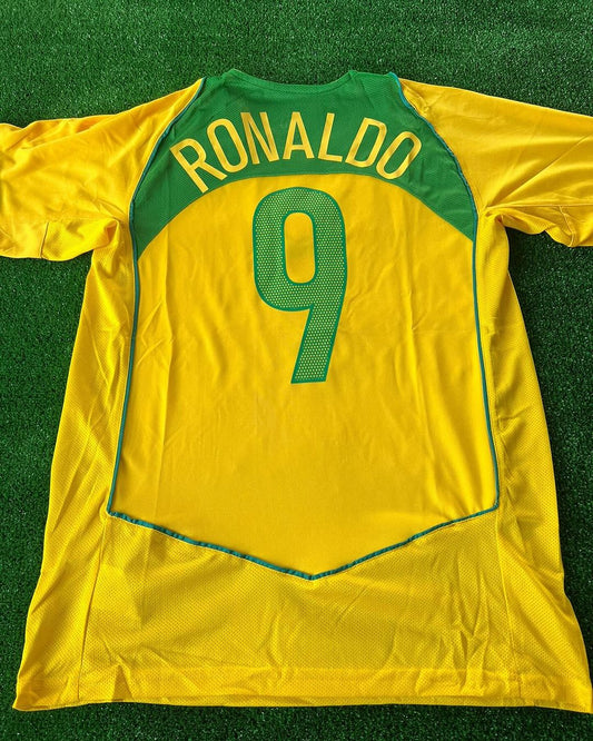 Brazil Retro Phenomenon Ronaldo Short-Sleeve Jersey