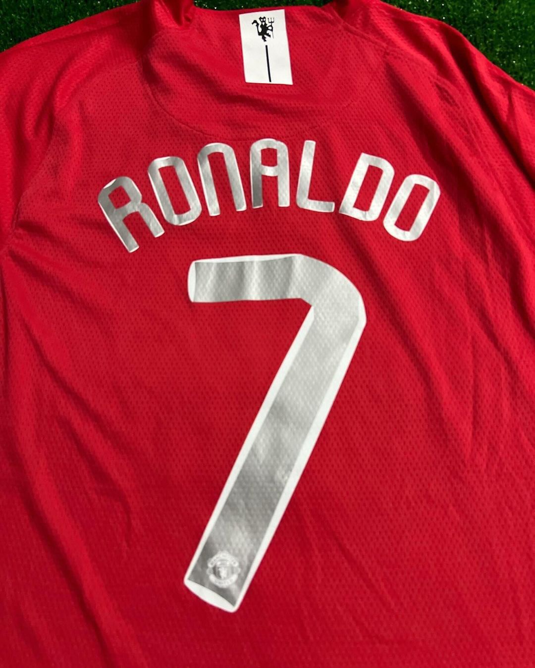 Cristiano Ronaldo CR7 Manchester United Champions League Final Moscow 2008 Retro Red Football Shirt