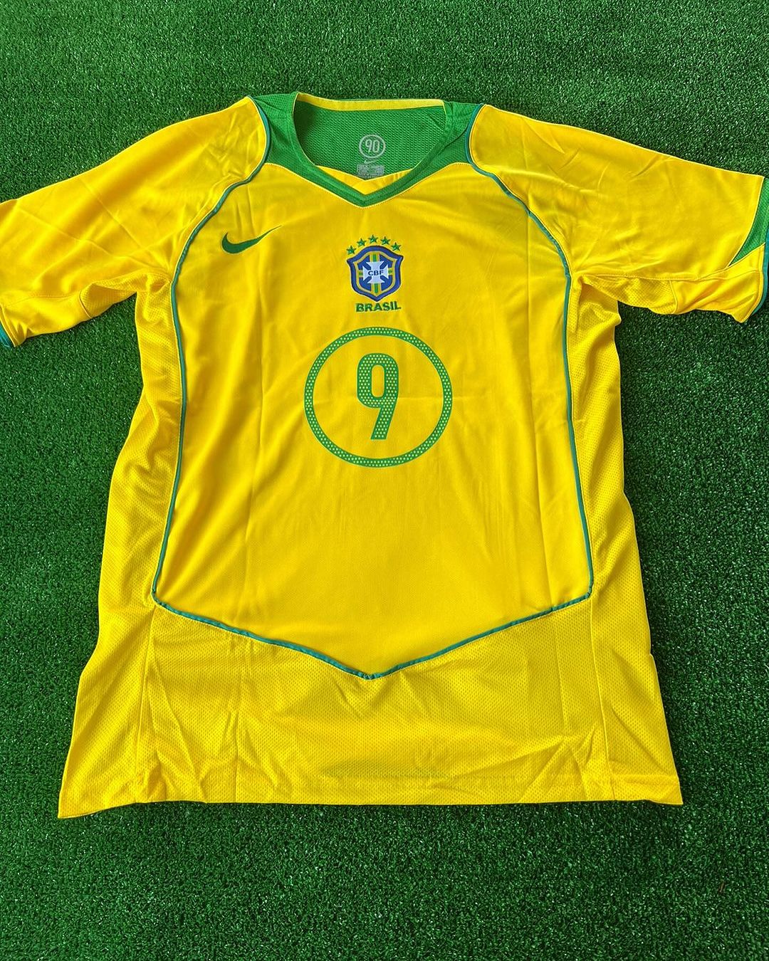 Brazil Retro Phenomenon Ronaldo Short-Sleeve Jersey