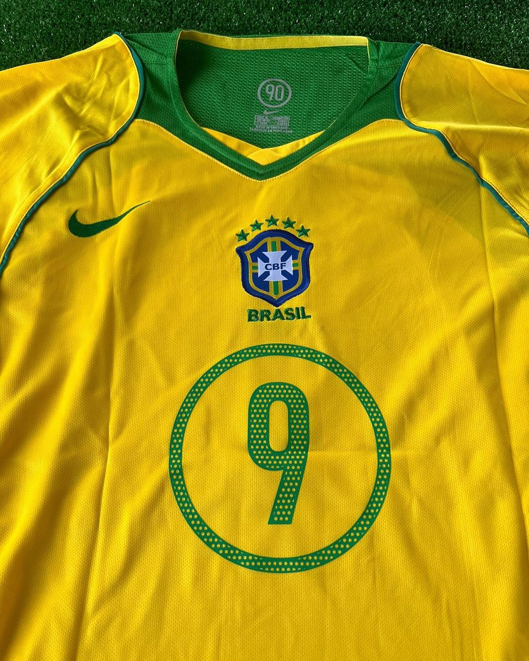 Brazil Retro Phenomenon Ronaldo Short-Sleeve Jersey