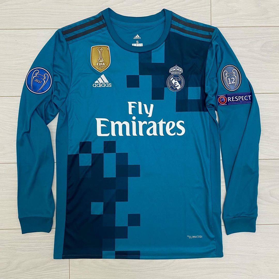 Cristiano Ronaldo Real Madrid 2017 2018 Season Retro Jersey