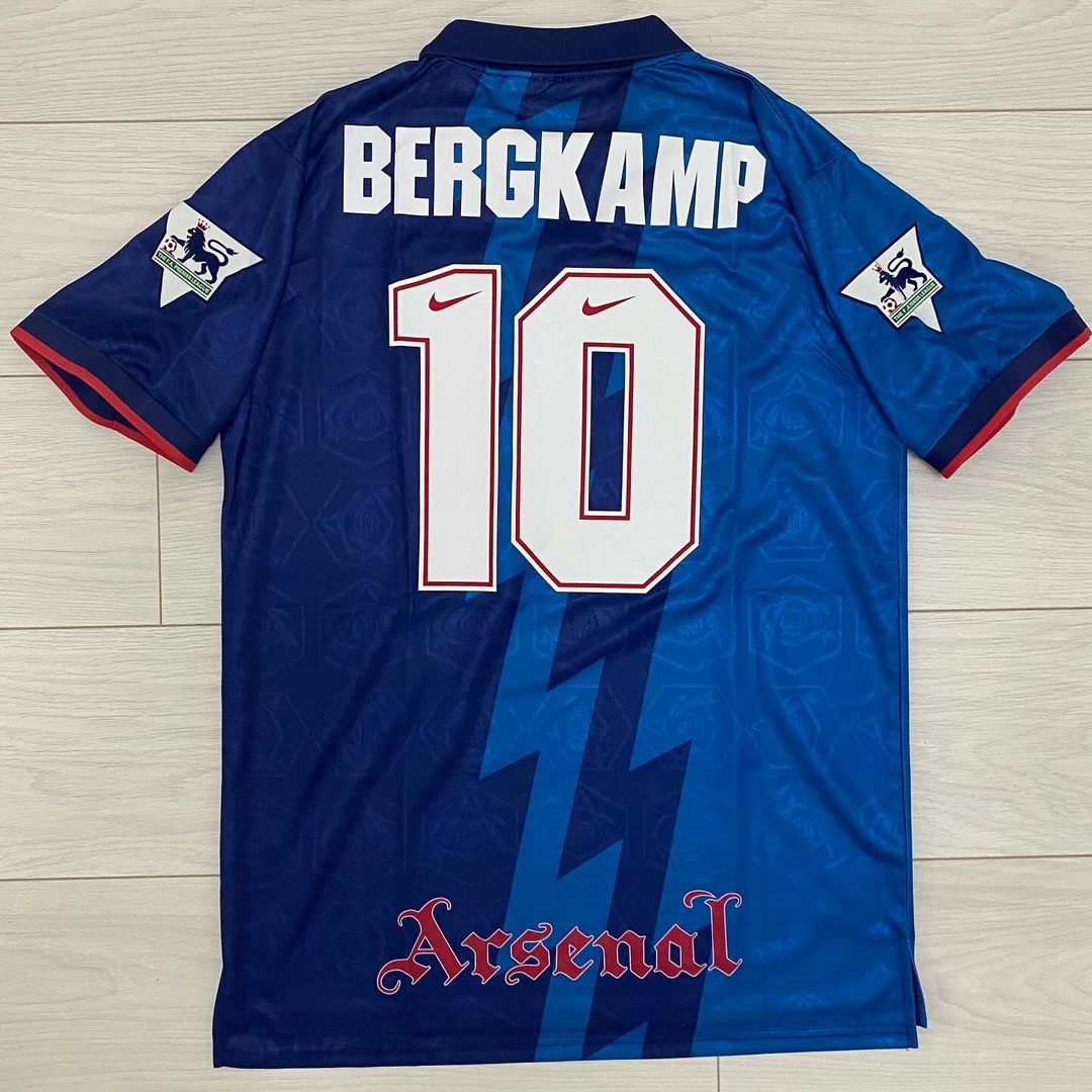 Dennis Bergkamp Arsenal 1998 Season Retro Jersey