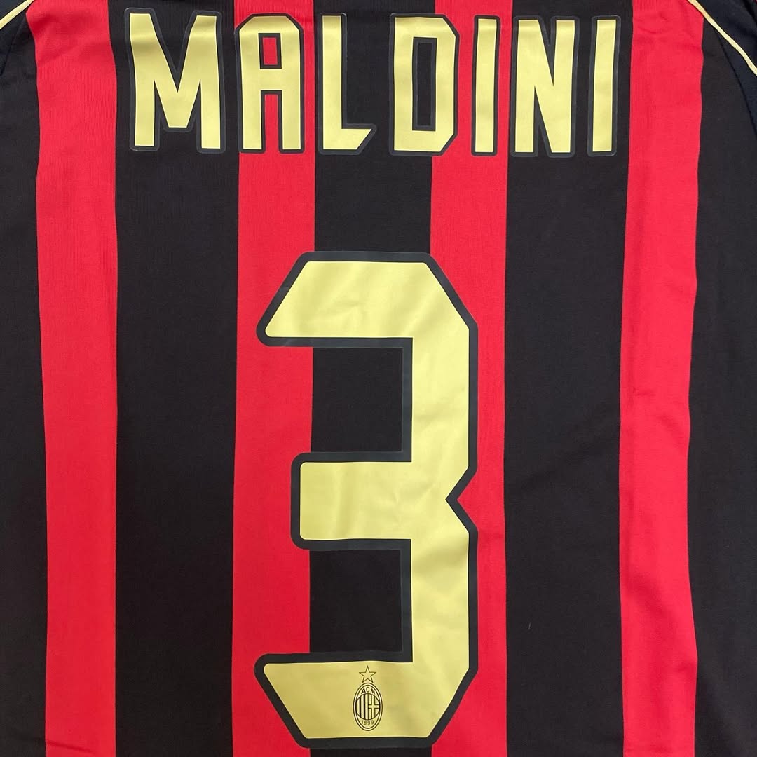 Paolo Maldini AC Milan 2006 2007 Season Retro Jersey