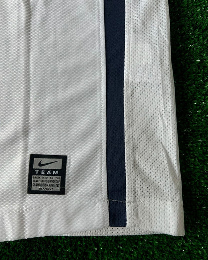 Cristiano Ronaldo Manchester United – Weißes, langärmeliges Retro-Fußballtrikot