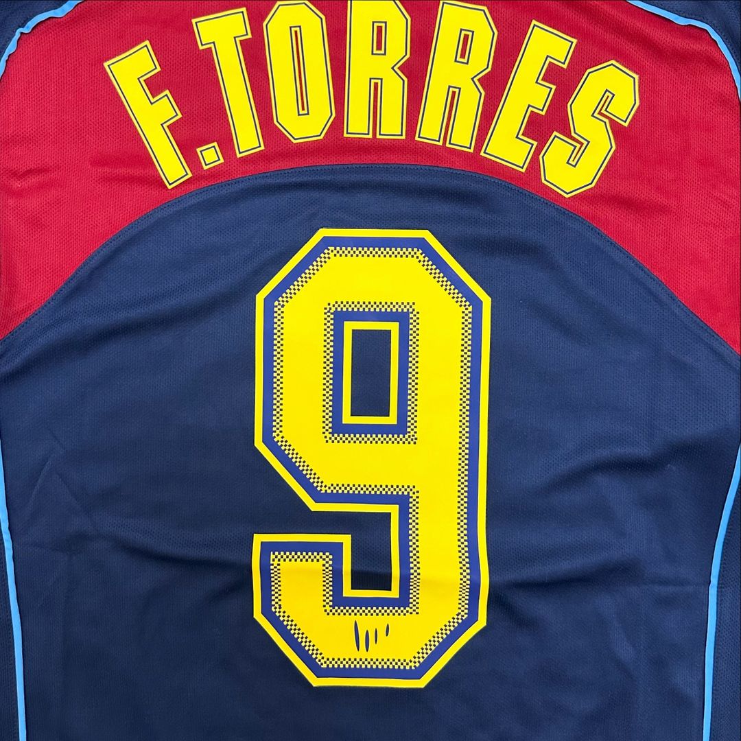 Fernando Torres Atletico Madrid SpiderMan 2003 2004 Retro Football Jersey