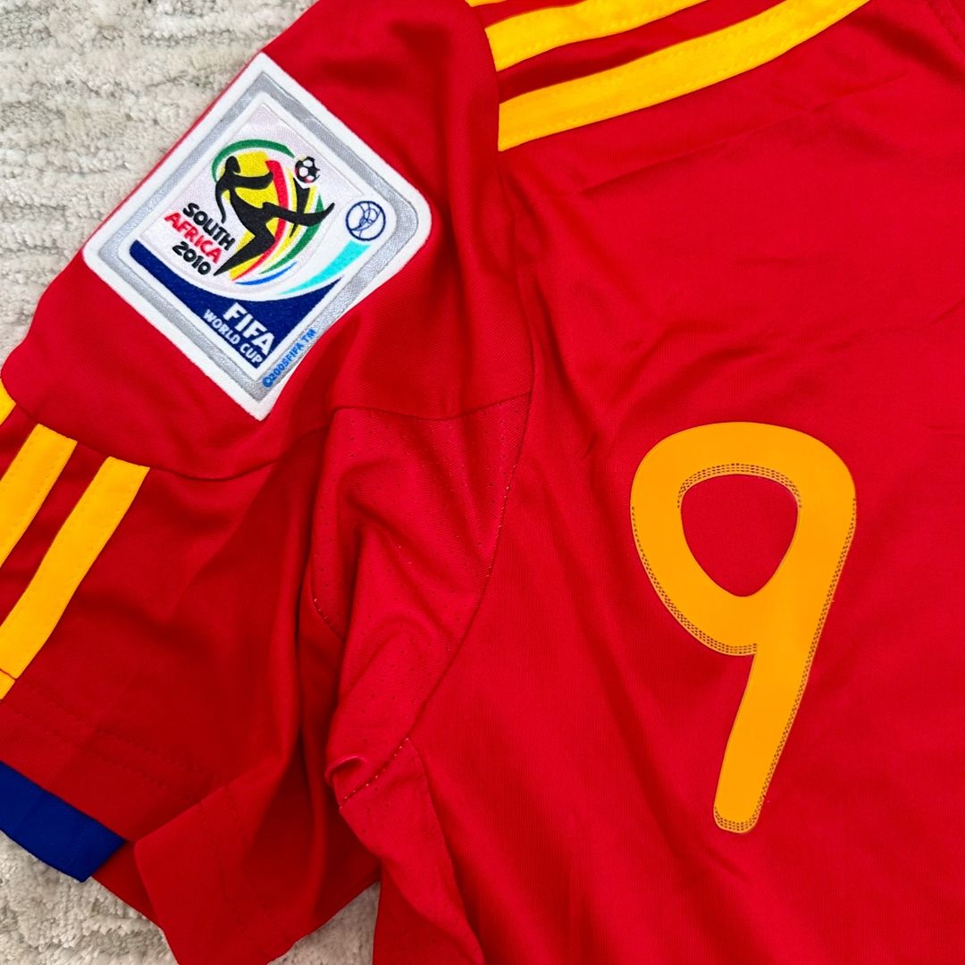 Fernando Torres Spain 2010 World Cup South Africa Champion Retro Jersey