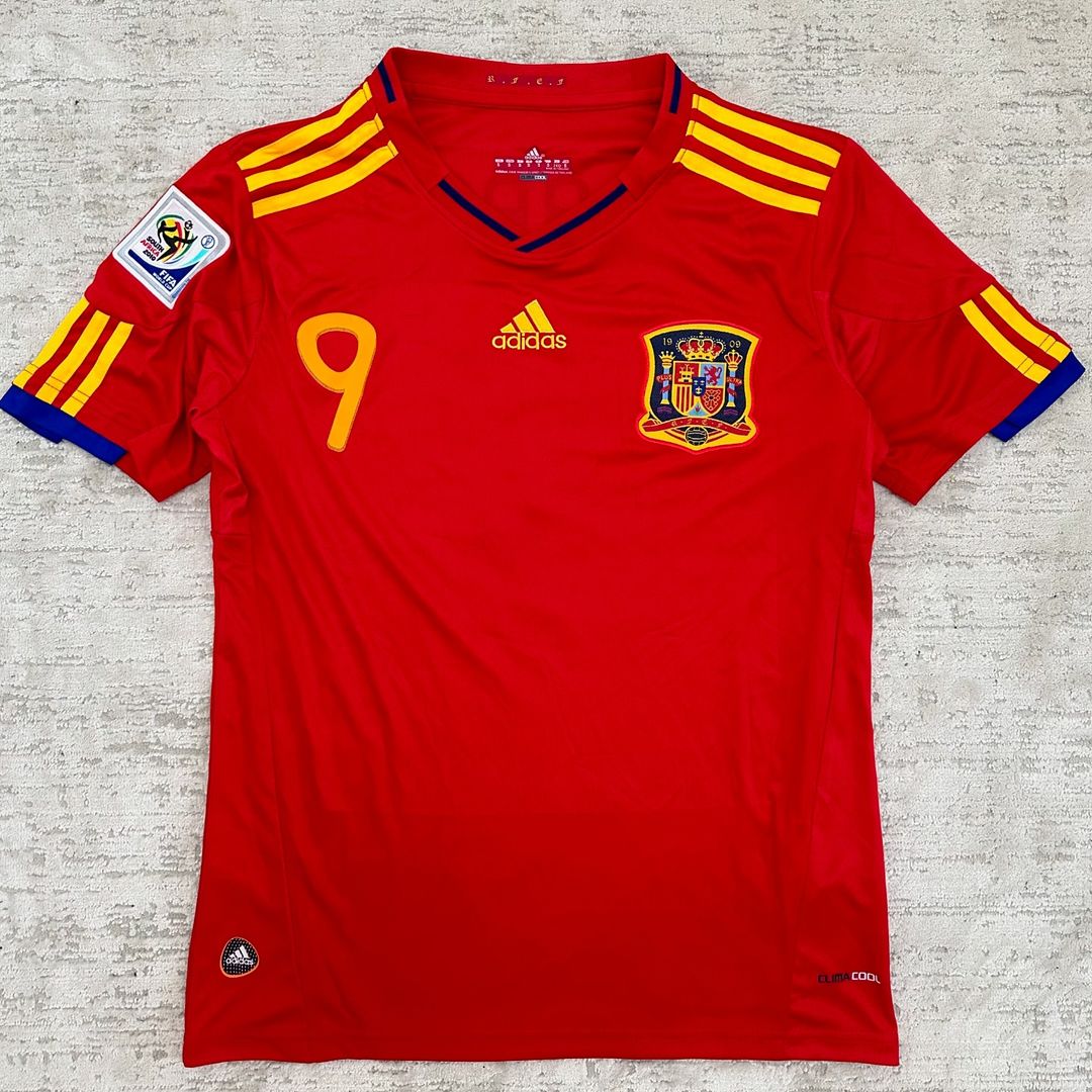 Fernando Torres Spain 2010 World Cup South Africa Champion Retro Jersey