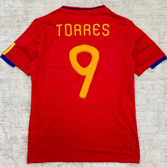 Fernando Torres Spain 2010 World Cup South Africa Champion Retro Jersey