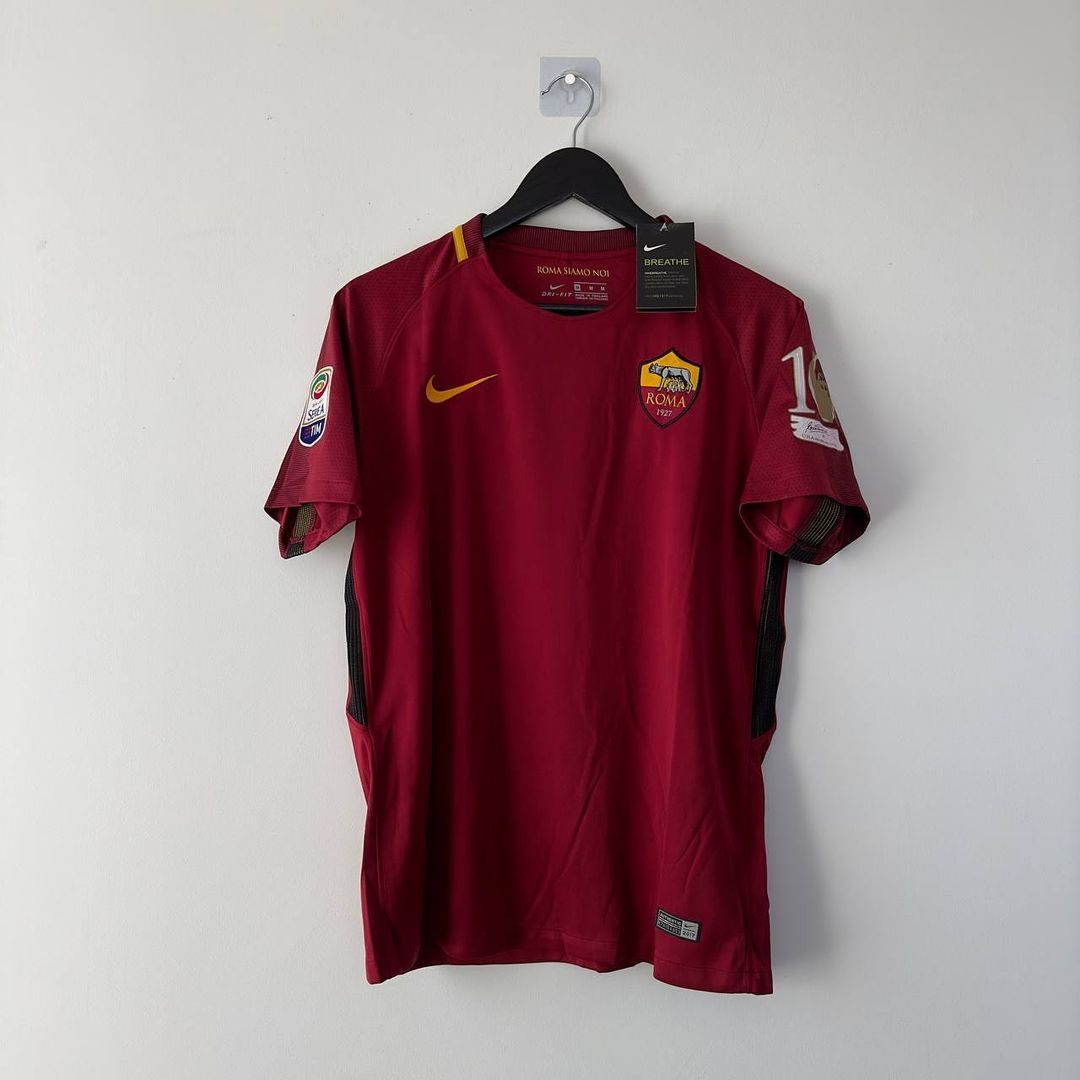 AS Roma Francesco Totti 2016 2017 Final Season Nova Camisa Special Edition Jersey