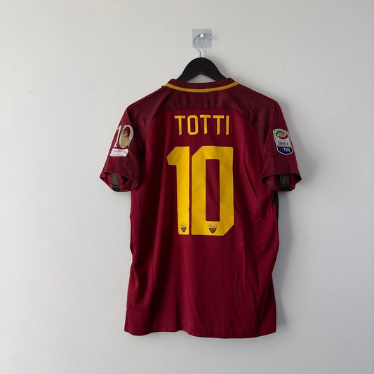 AS Roma Francesco Totti 2016 2017 Final Season Nova Camisa Special Edition Jersey