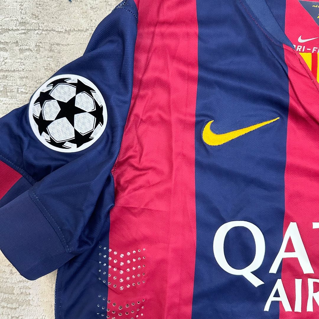 Neymar JR. Barcelona 2014/15 Champions League Retro Jersey