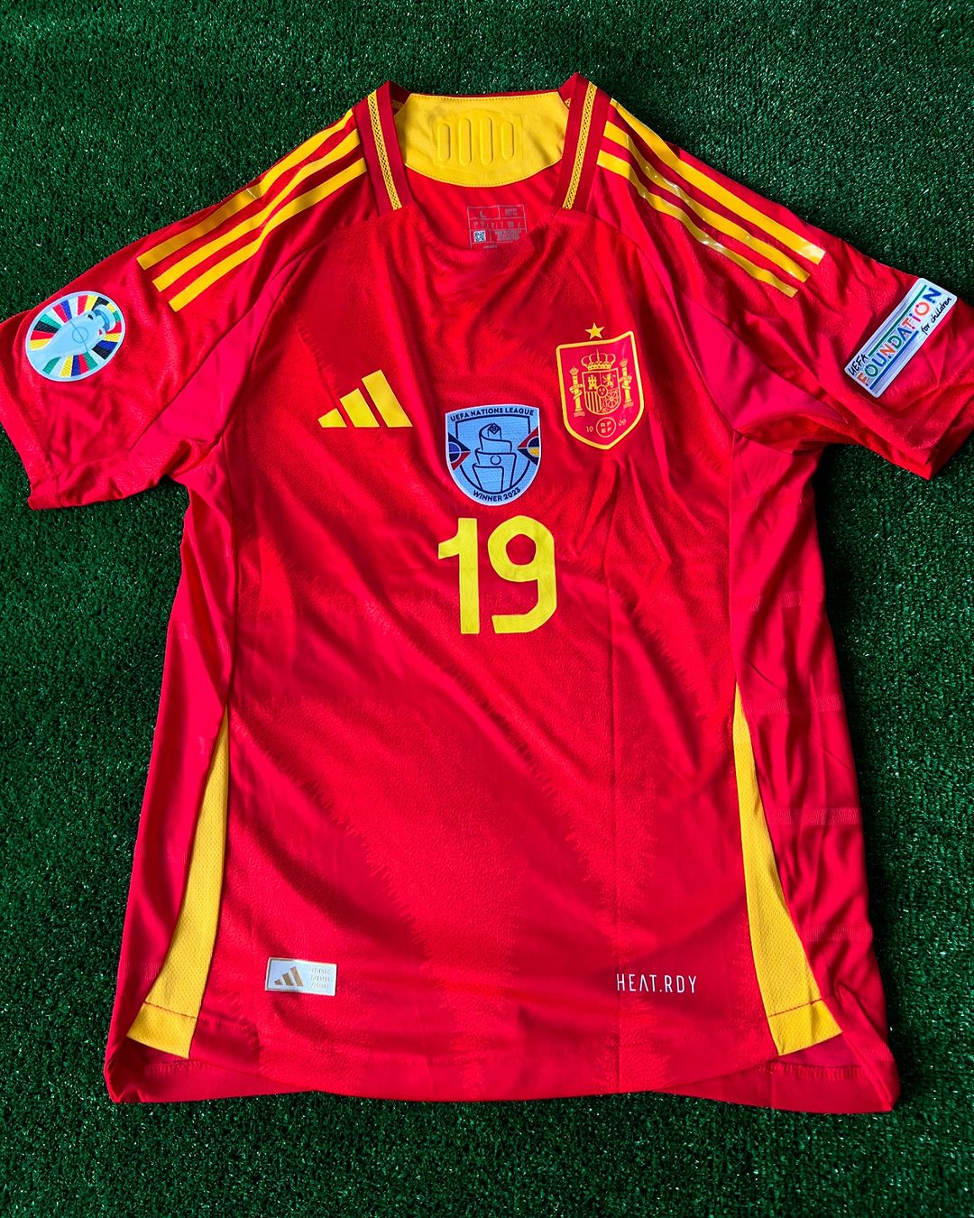 Rodri Spain EURO 2024 Football Jersey Maillot Trikot Camiseta